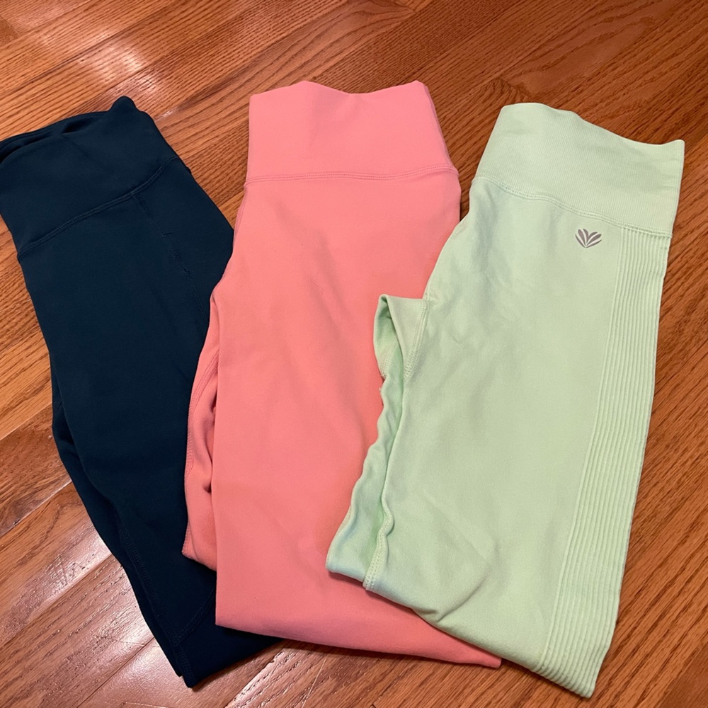 3 Legging Bundle- Fabletics, Forever 21, And Old … - image 1